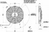 viac o produkte - Ventilátor dochladzovanie SPAL VA11-BP12 / C 57S, Tlačný, 255mm, 24V